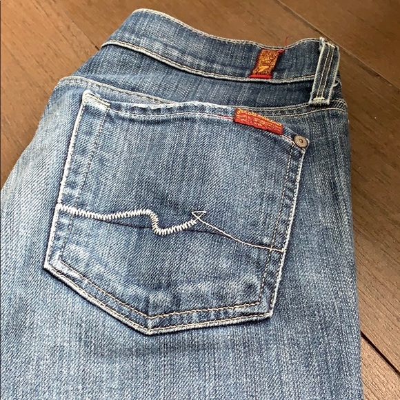 7 For All Mankind Straight Jeans Size 27 - Picture 8 of 8